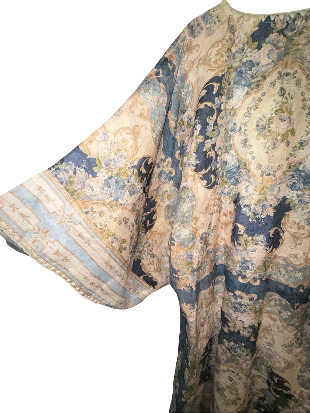 Zimmermann August Kaftan Midi Dress in Linen - Picture 7 of 11
